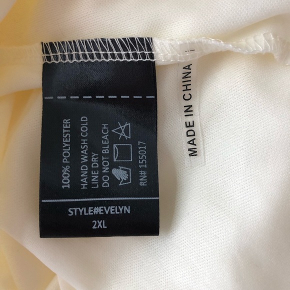 Baltic Born Evelyn Smocked Maxi Dress in Off White Deep V Neck - Picture 11 of 11